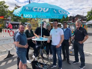CDU Georgsmarienhütte – Unterwegs mit unserem Landtagskandidaten Jonas Pohlmann!
