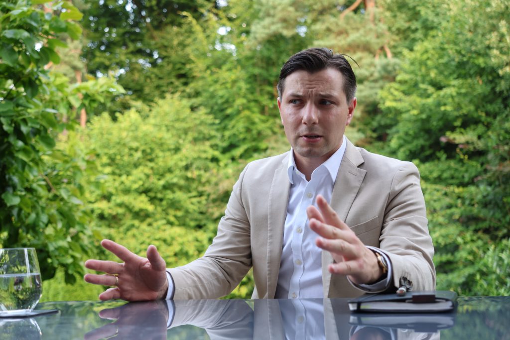 Tim Worpenberg im Sommerinterview der CDU JU Georgsmarienhütte Osnabrück Foto Wirtschaftspolitik